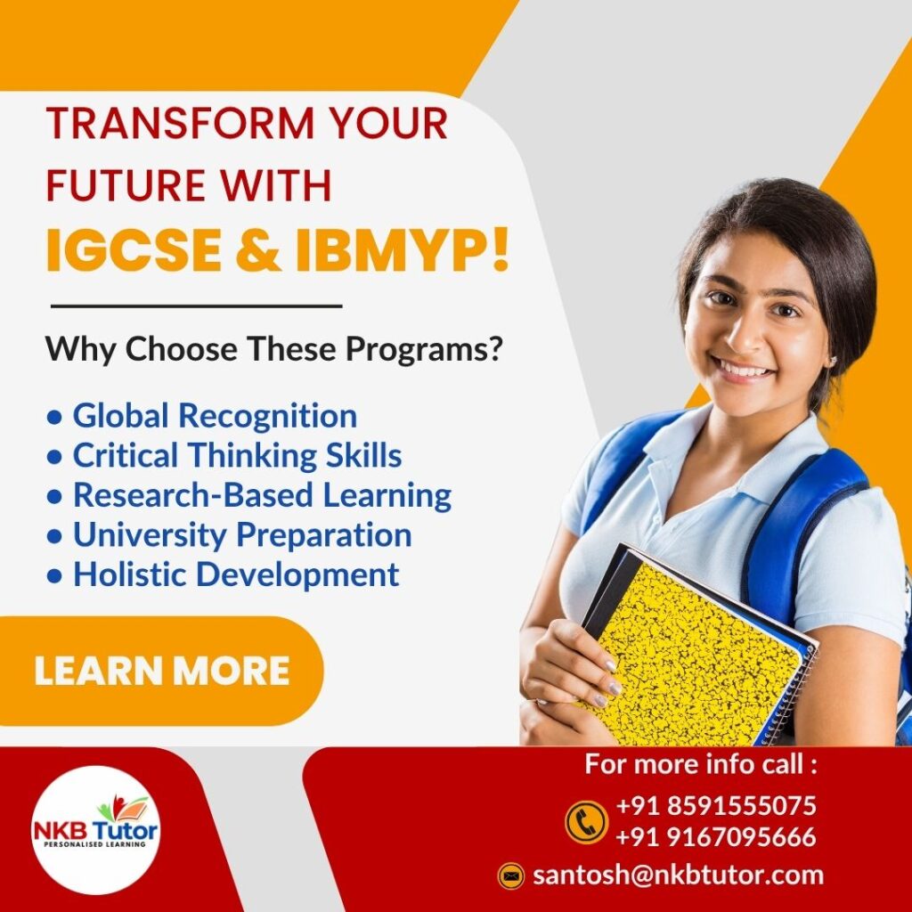 Best IGCSE & IBMYT Tutors in Mumbai